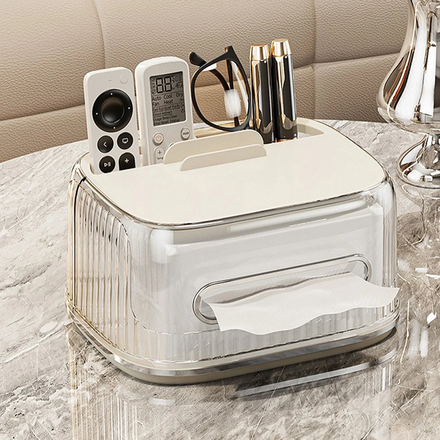 Tissue Box with Holder for Home & Office